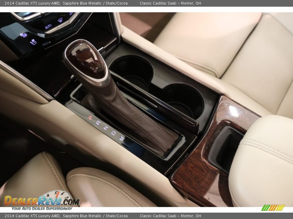 2014 Cadillac XTS Luxury AWD Sapphire Blue Metallic / Shale/Cocoa Photo #16