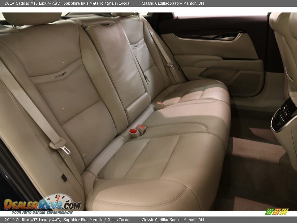 2014 Cadillac XTS Luxury AWD Sapphire Blue Metallic / Shale/Cocoa Photo #18