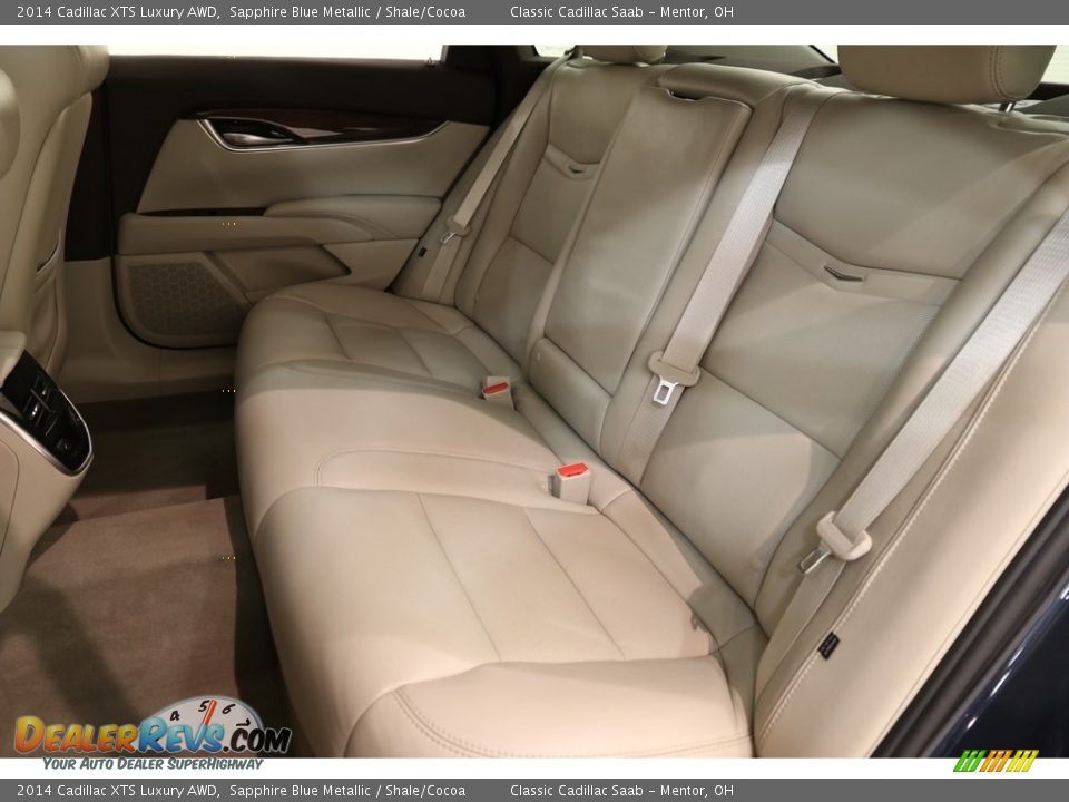 2014 Cadillac XTS Luxury AWD Sapphire Blue Metallic / Shale/Cocoa Photo #19