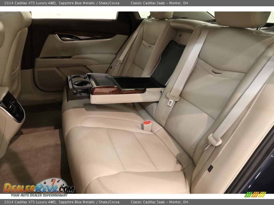 2014 Cadillac XTS Luxury AWD Sapphire Blue Metallic / Shale/Cocoa Photo #20