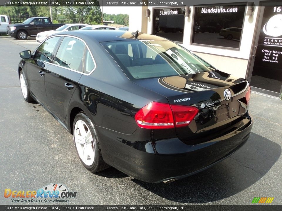 2014 Volkswagen Passat TDI SE Black / Titan Black Photo #3