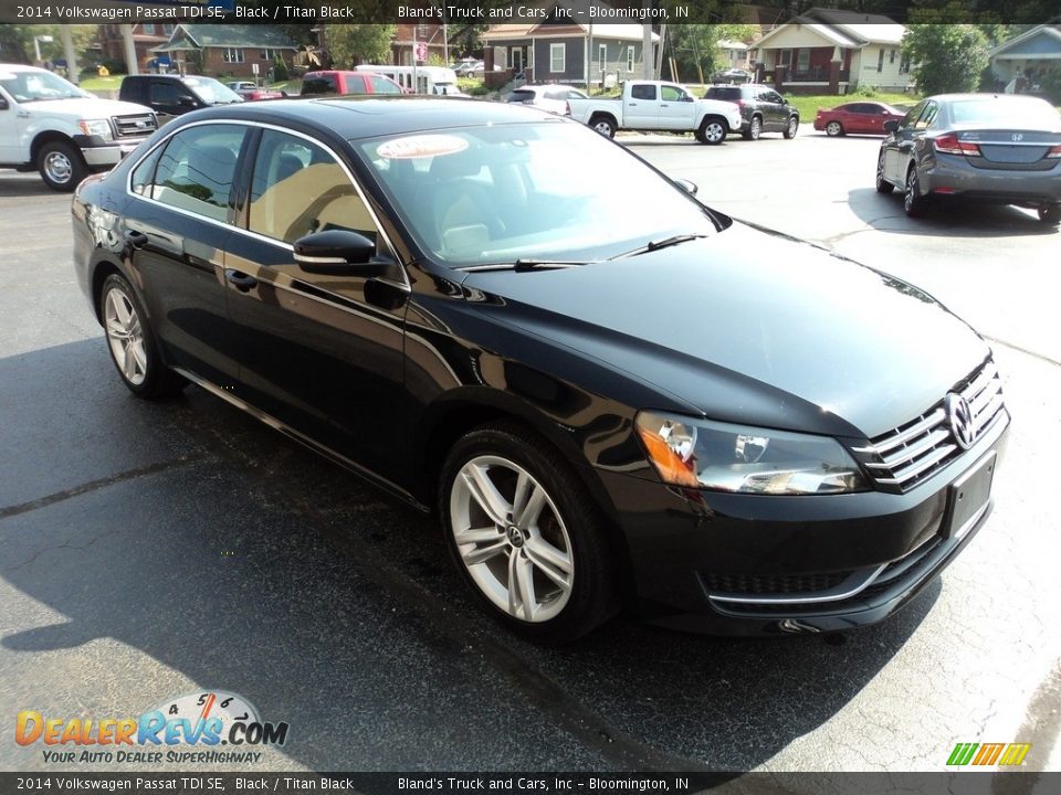 2014 Volkswagen Passat TDI SE Black / Titan Black Photo #5