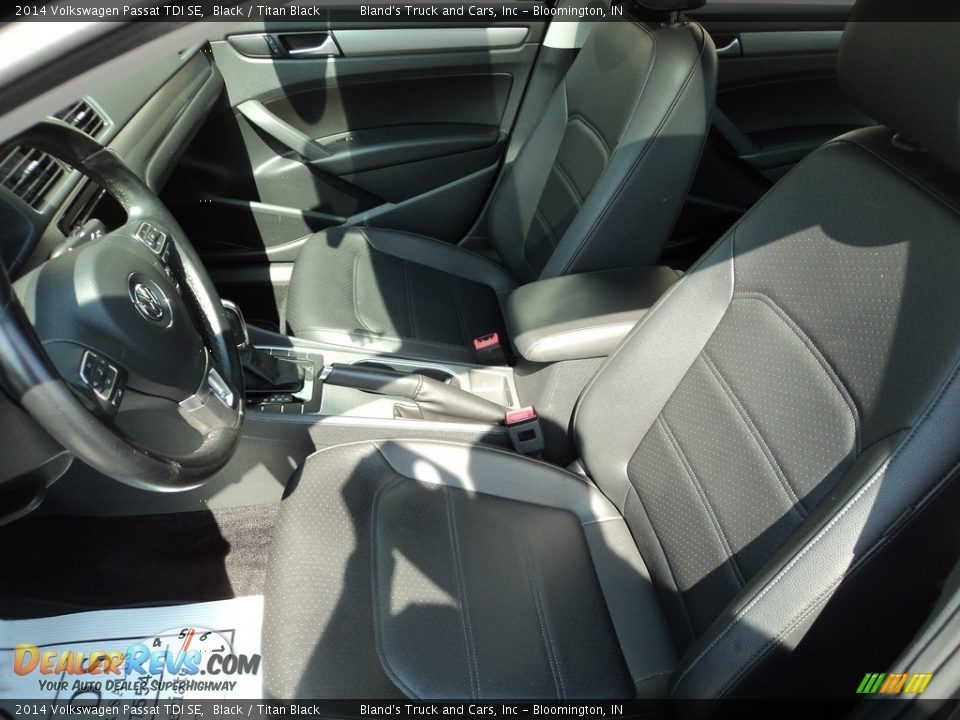 2014 Volkswagen Passat TDI SE Black / Titan Black Photo #7