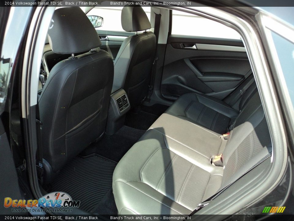 2014 Volkswagen Passat TDI SE Black / Titan Black Photo #8