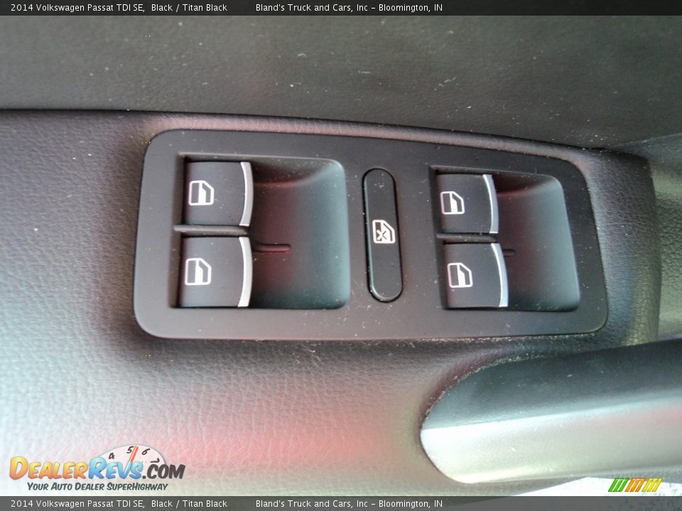 2014 Volkswagen Passat TDI SE Black / Titan Black Photo #10