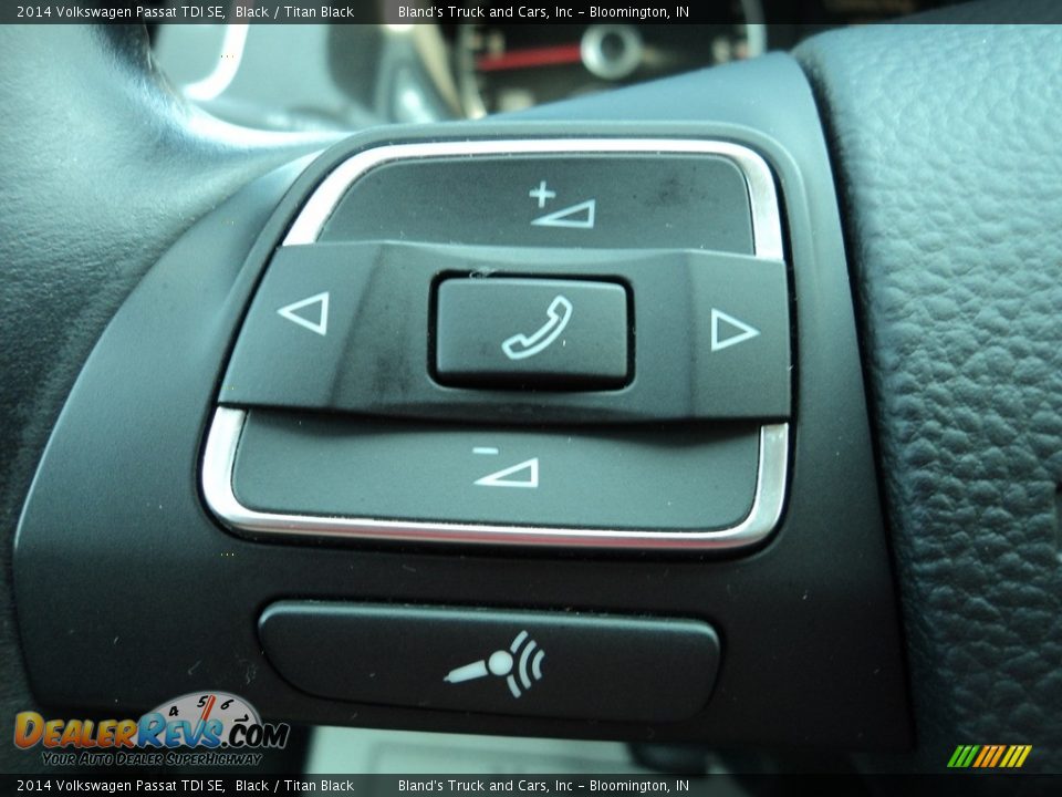 2014 Volkswagen Passat TDI SE Black / Titan Black Photo #16
