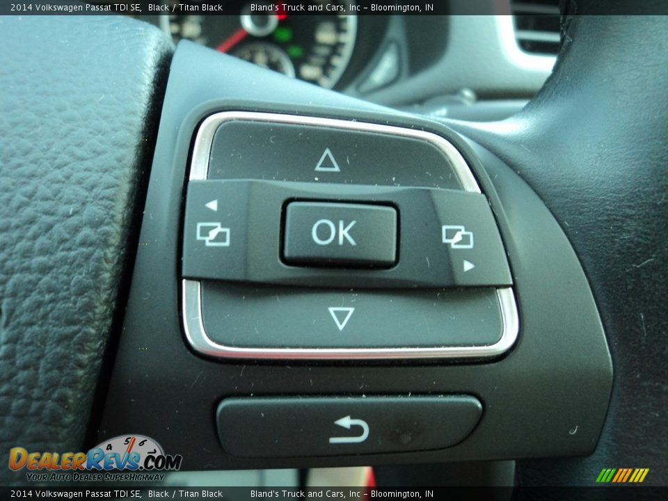 2014 Volkswagen Passat TDI SE Black / Titan Black Photo #17