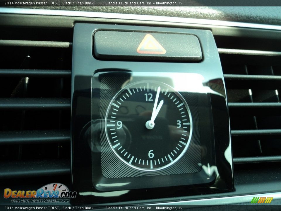 2014 Volkswagen Passat TDI SE Black / Titan Black Photo #18