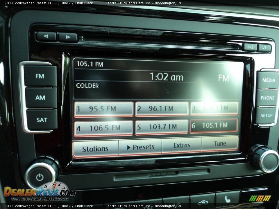 2014 Volkswagen Passat TDI SE Black / Titan Black Photo #19