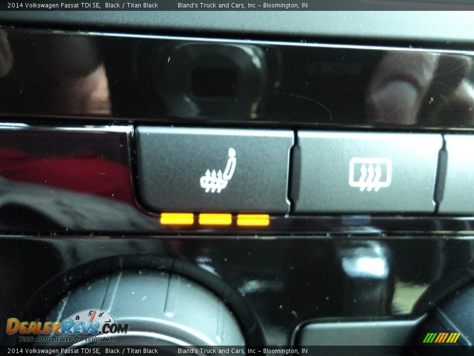 2014 Volkswagen Passat TDI SE Black / Titan Black Photo #21