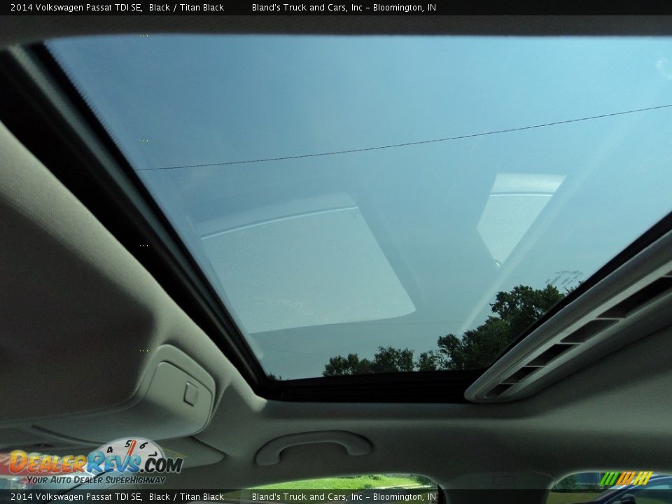 2014 Volkswagen Passat TDI SE Black / Titan Black Photo #26