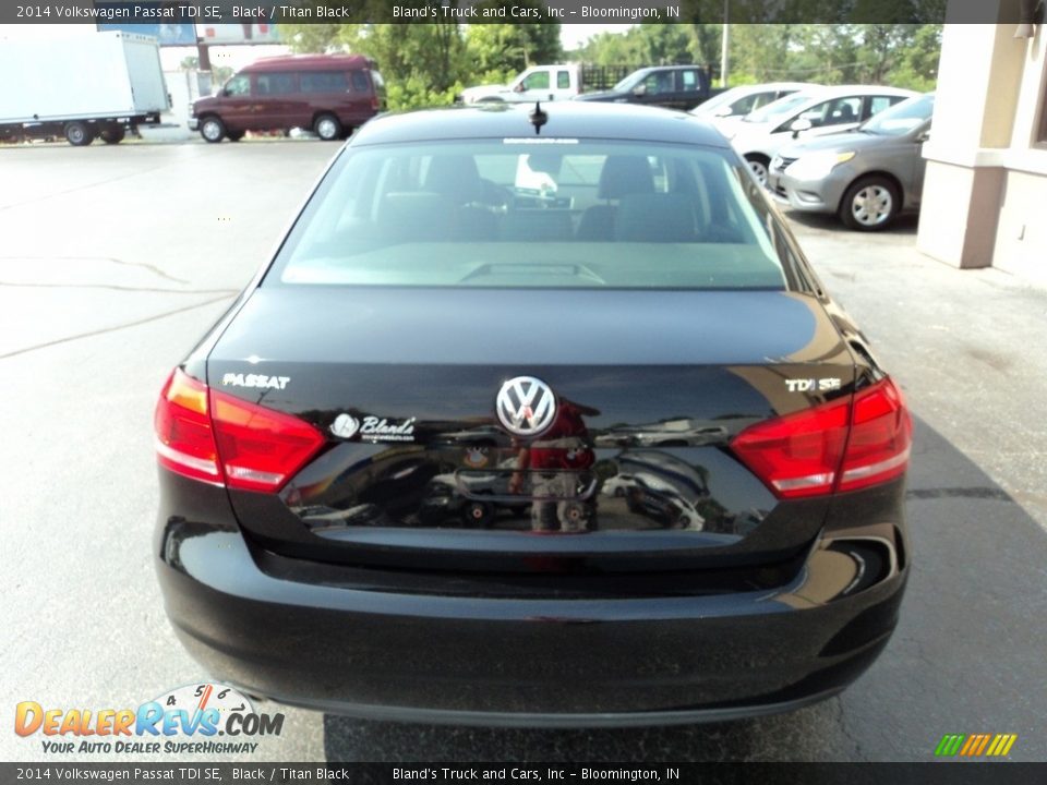 2014 Volkswagen Passat TDI SE Black / Titan Black Photo #28