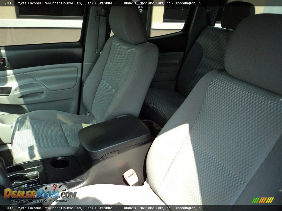 2015 Toyota Tacoma PreRunner Double Cab Black / Graphite Photo #7