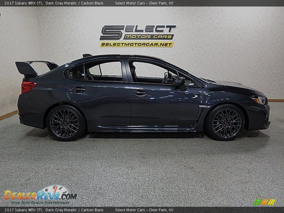 2017 Subaru WRX STI Dark Gray Metallic / Carbon Black Photo #4