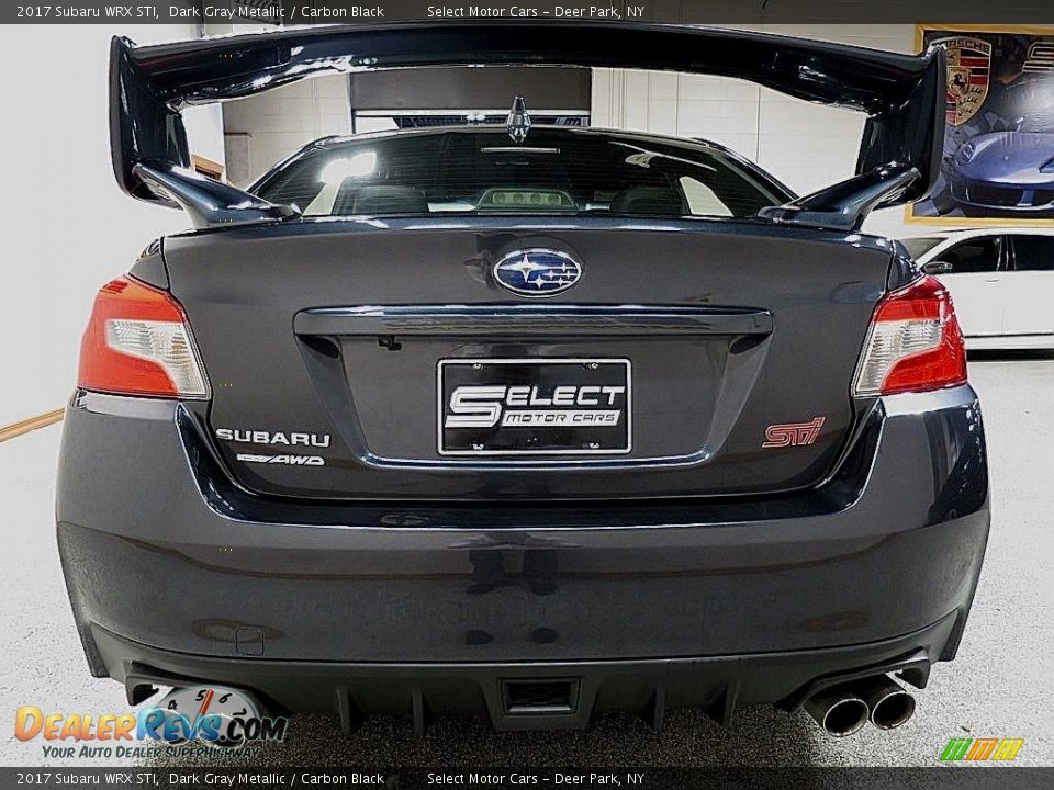 2017 Subaru WRX STI Dark Gray Metallic / Carbon Black Photo #5