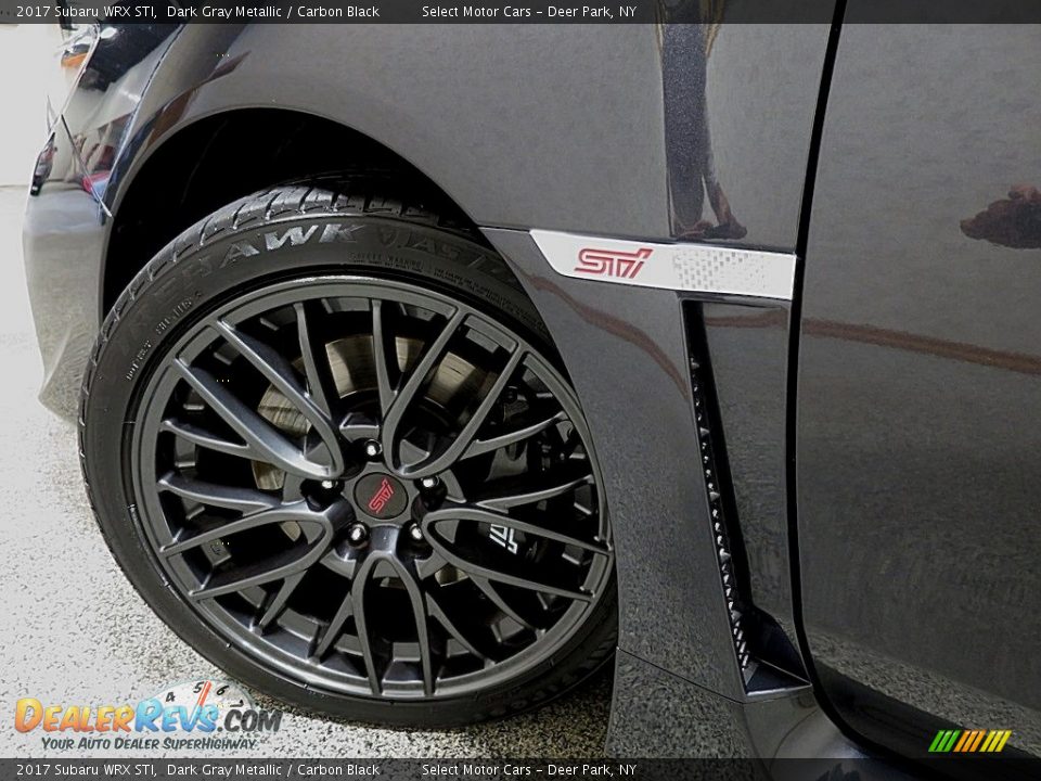 2017 Subaru WRX STI Dark Gray Metallic / Carbon Black Photo #9