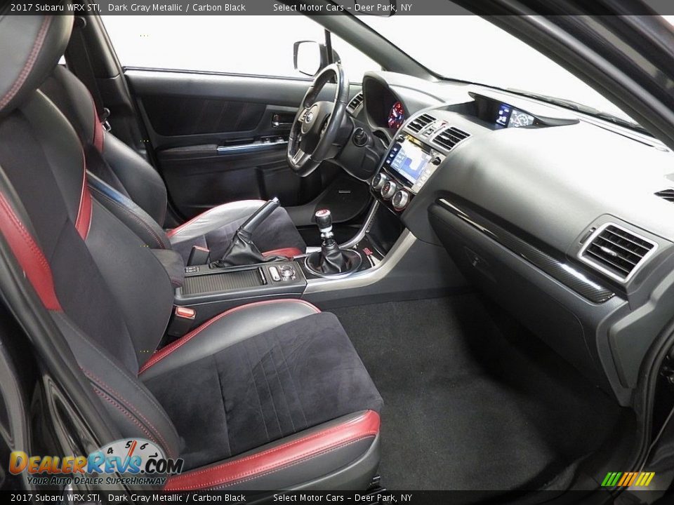 2017 Subaru WRX STI Dark Gray Metallic / Carbon Black Photo #14