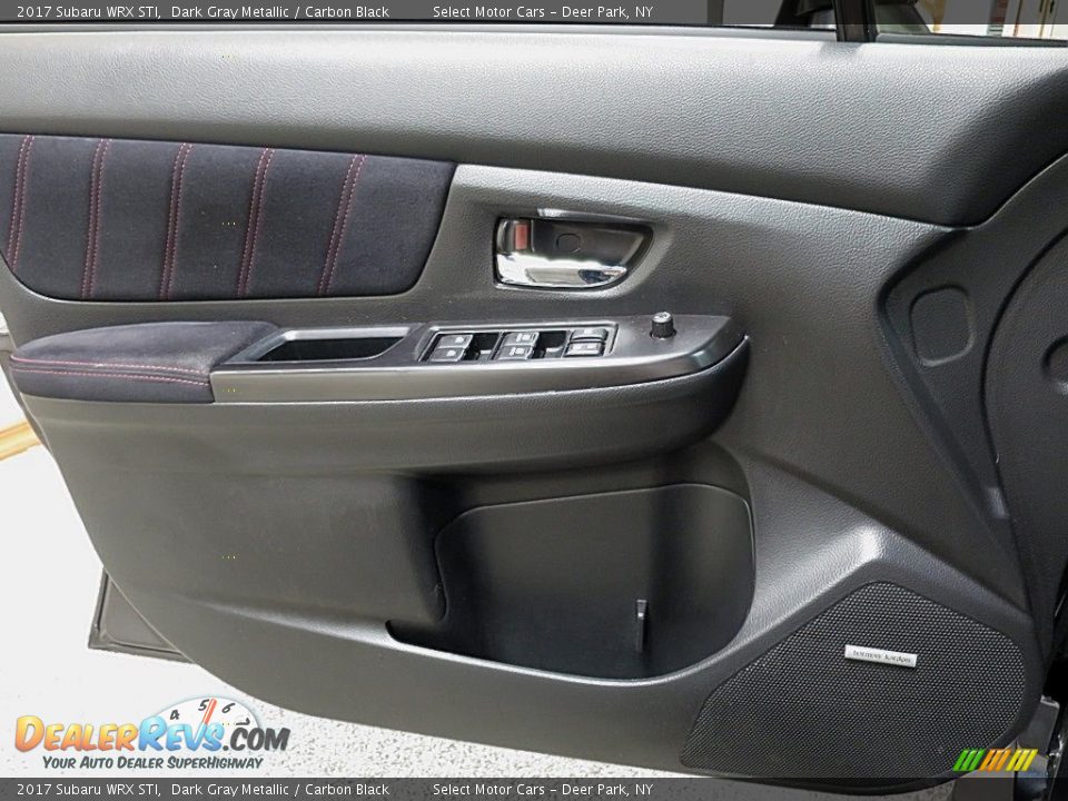 2017 Subaru WRX STI Dark Gray Metallic / Carbon Black Photo #17