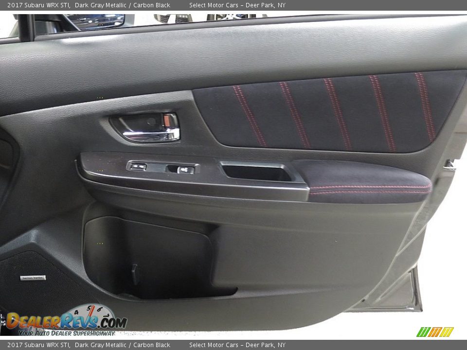 2017 Subaru WRX STI Dark Gray Metallic / Carbon Black Photo #18