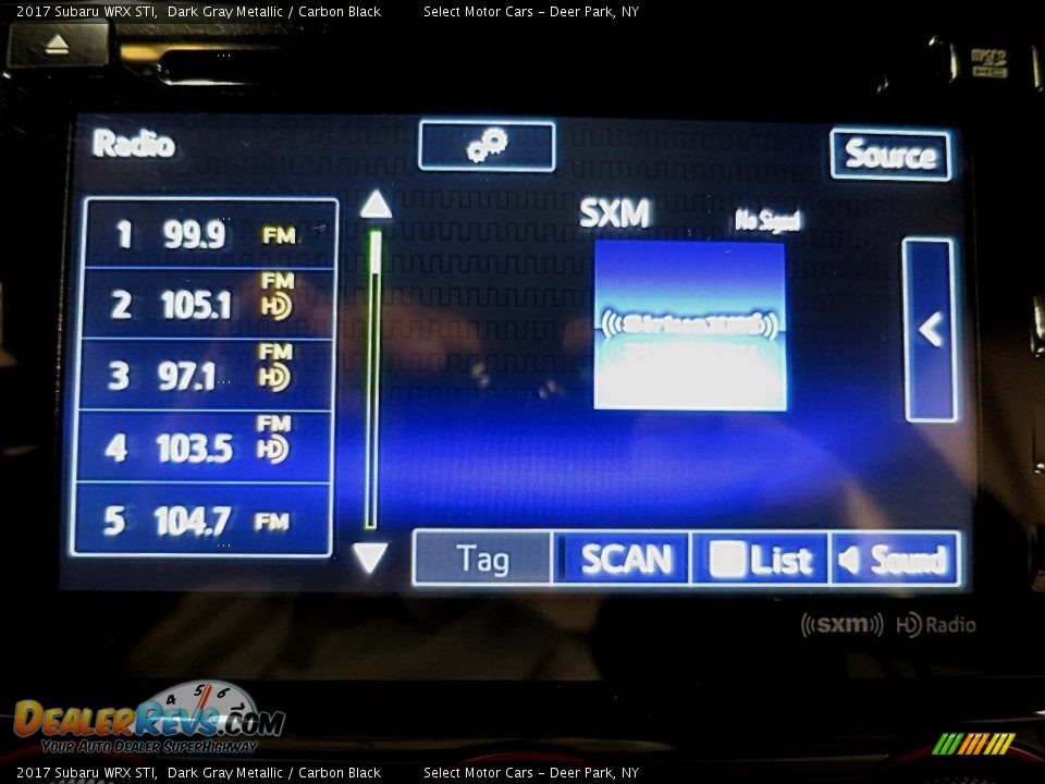 2017 Subaru WRX STI Dark Gray Metallic / Carbon Black Photo #23