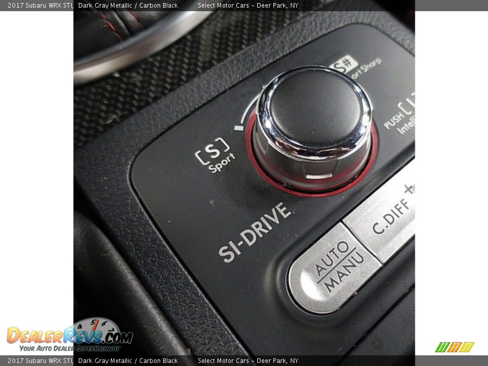 2017 Subaru WRX STI Dark Gray Metallic / Carbon Black Photo #24