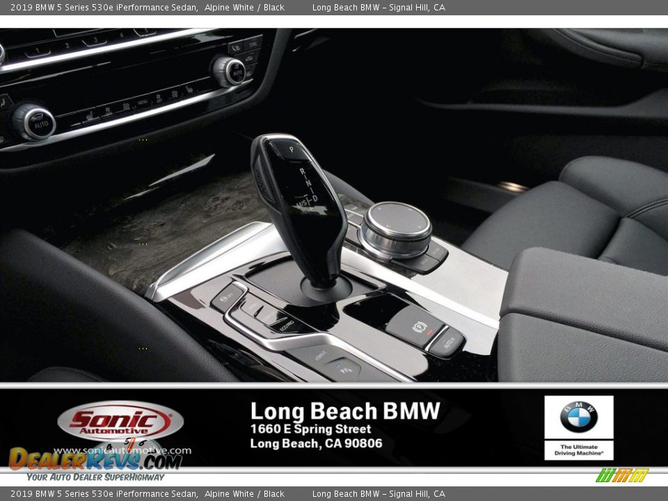 2019 BMW 5 Series 530e iPerformance Sedan Alpine White / Black Photo #6