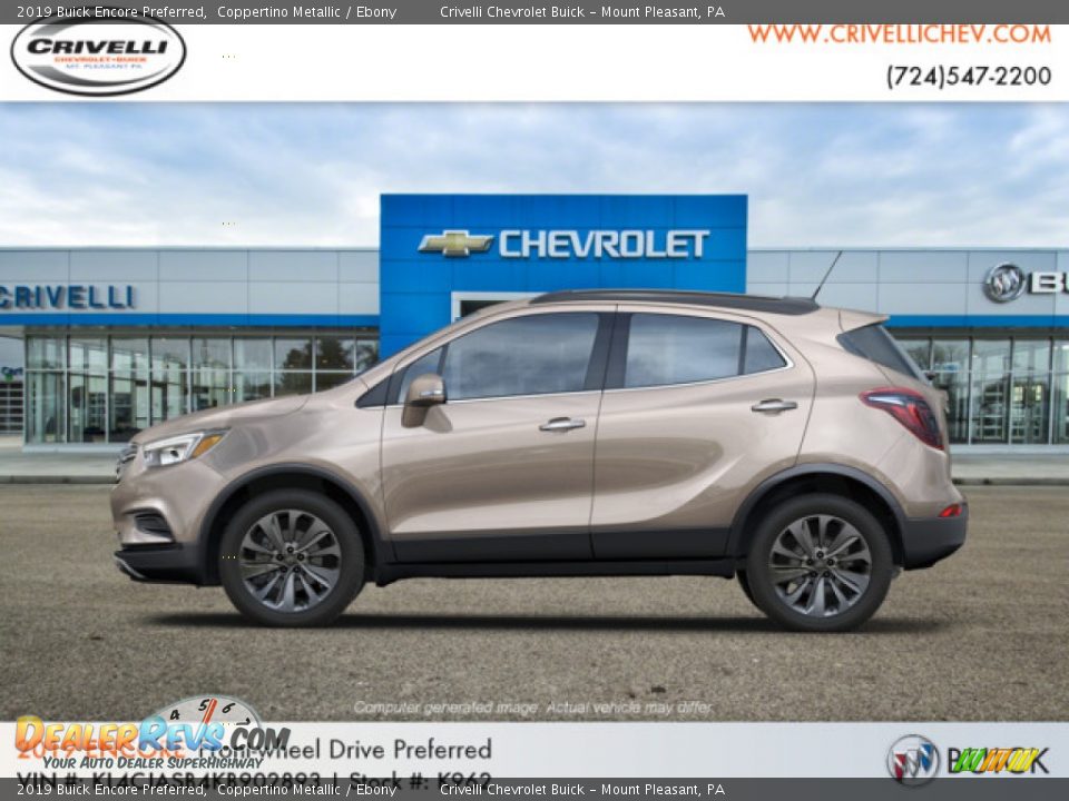 2019 Buick Encore Preferred Coppertino Metallic / Ebony Photo #2