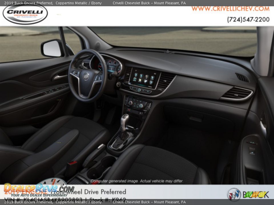 2019 Buick Encore Preferred Coppertino Metallic / Ebony Photo #7