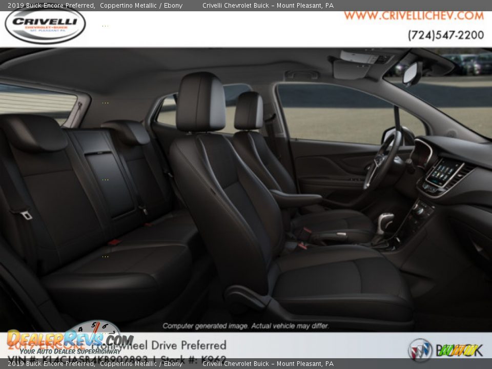 2019 Buick Encore Preferred Coppertino Metallic / Ebony Photo #8