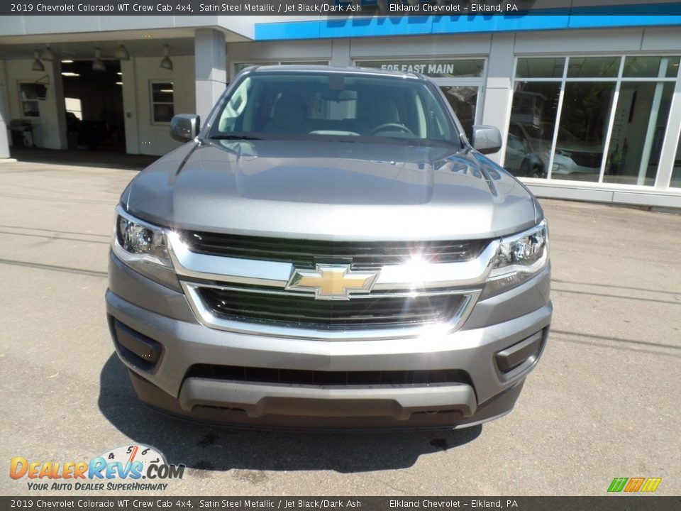 2019 Chevrolet Colorado WT Crew Cab 4x4 Satin Steel Metallic / Jet Black/Dark Ash Photo #3
