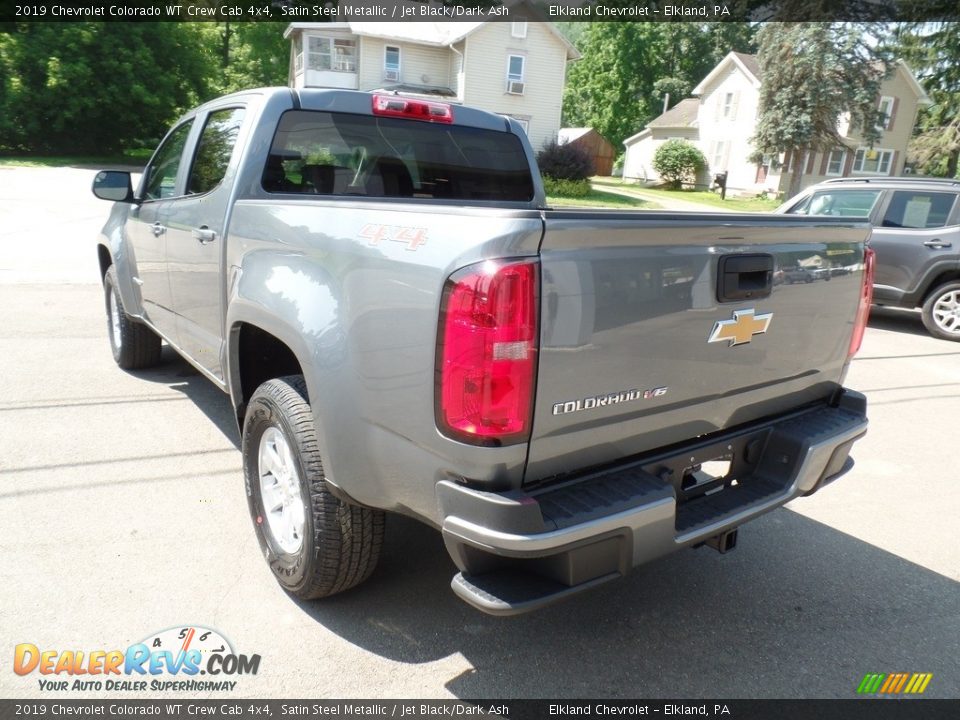 2019 Chevrolet Colorado WT Crew Cab 4x4 Satin Steel Metallic / Jet Black/Dark Ash Photo #9