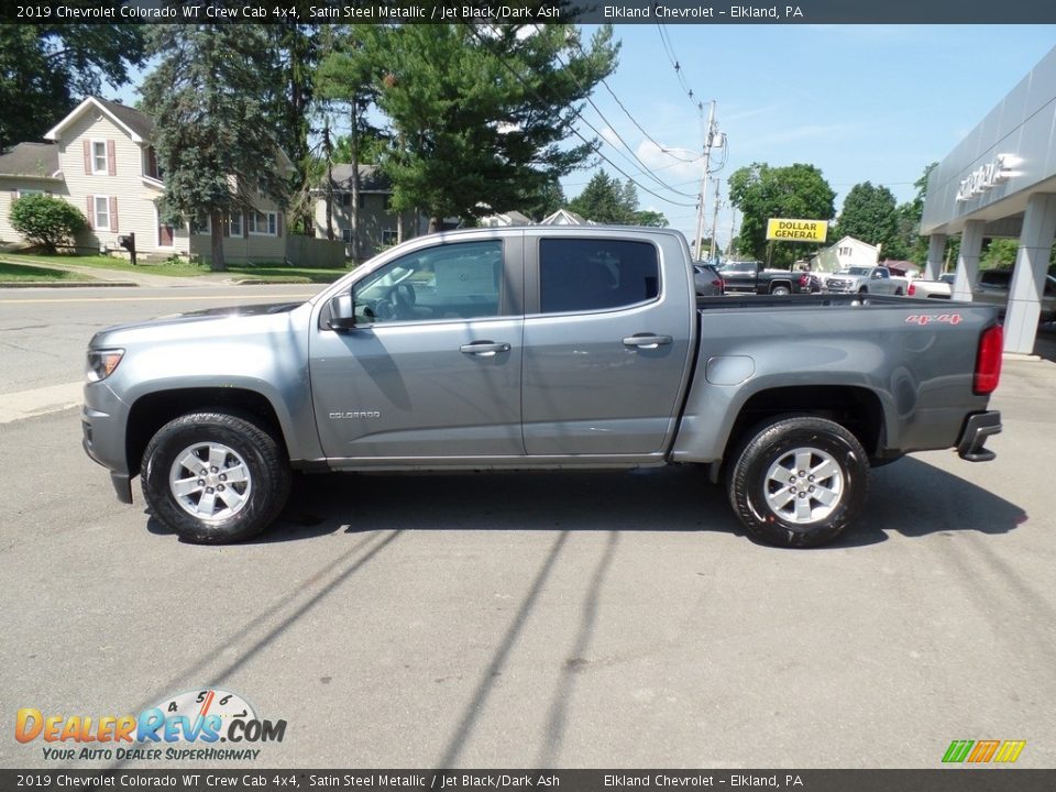 2019 Chevrolet Colorado WT Crew Cab 4x4 Satin Steel Metallic / Jet Black/Dark Ash Photo #10