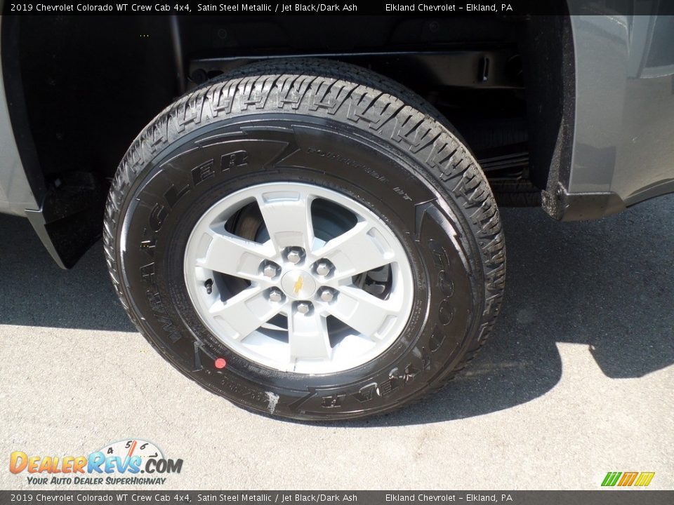 2019 Chevrolet Colorado WT Crew Cab 4x4 Satin Steel Metallic / Jet Black/Dark Ash Photo #11