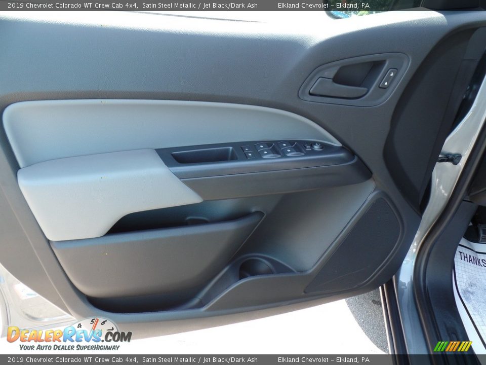 2019 Chevrolet Colorado WT Crew Cab 4x4 Satin Steel Metallic / Jet Black/Dark Ash Photo #14