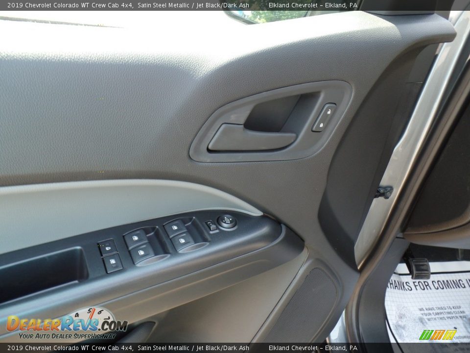 2019 Chevrolet Colorado WT Crew Cab 4x4 Satin Steel Metallic / Jet Black/Dark Ash Photo #15