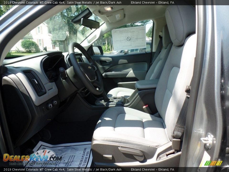 2019 Chevrolet Colorado WT Crew Cab 4x4 Satin Steel Metallic / Jet Black/Dark Ash Photo #16