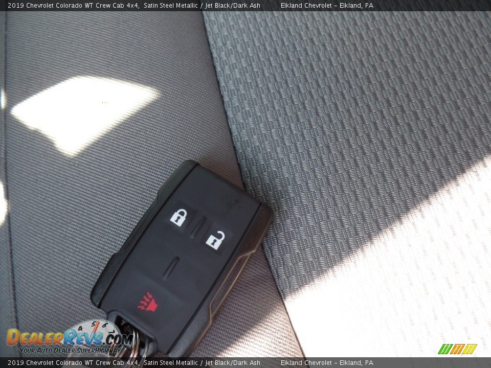2019 Chevrolet Colorado WT Crew Cab 4x4 Satin Steel Metallic / Jet Black/Dark Ash Photo #17
