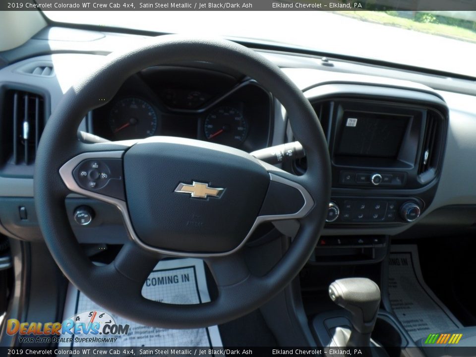 2019 Chevrolet Colorado WT Crew Cab 4x4 Satin Steel Metallic / Jet Black/Dark Ash Photo #19