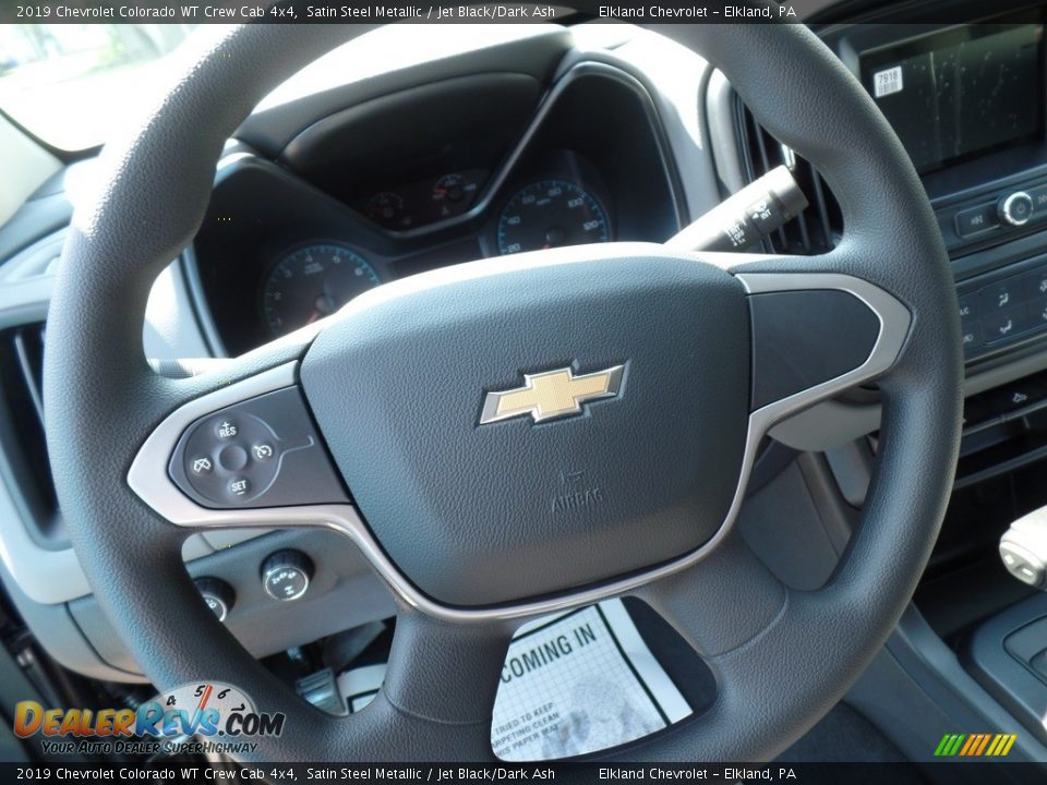 2019 Chevrolet Colorado WT Crew Cab 4x4 Satin Steel Metallic / Jet Black/Dark Ash Photo #20