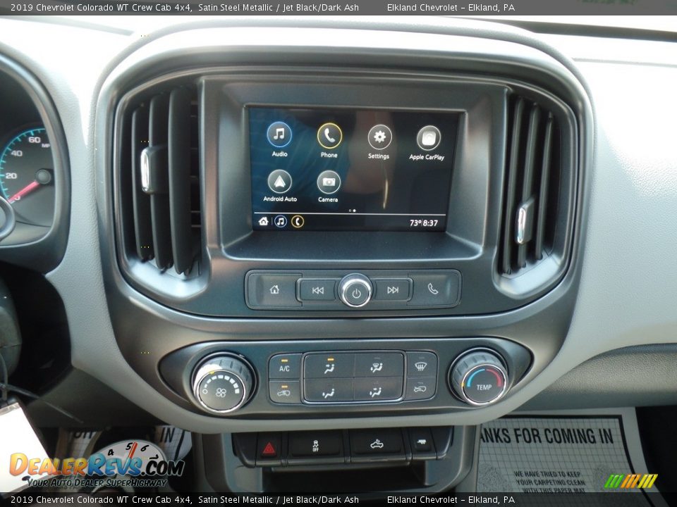 2019 Chevrolet Colorado WT Crew Cab 4x4 Satin Steel Metallic / Jet Black/Dark Ash Photo #24