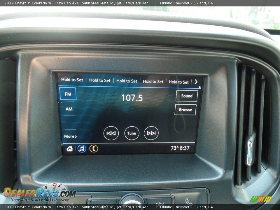 2019 Chevrolet Colorado WT Crew Cab 4x4 Satin Steel Metallic / Jet Black/Dark Ash Photo #26