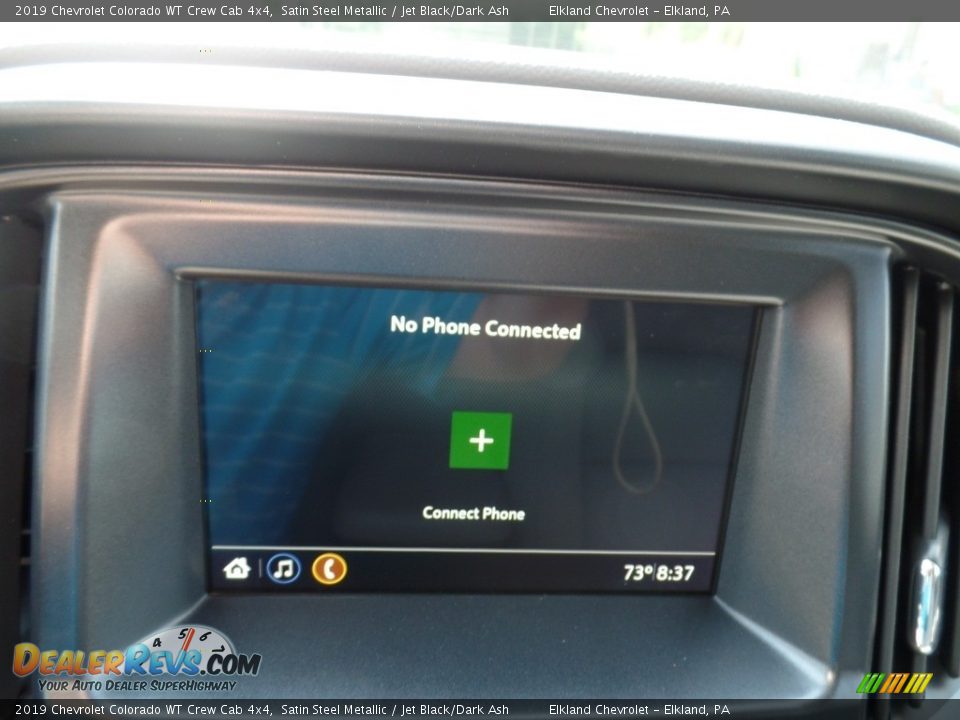 2019 Chevrolet Colorado WT Crew Cab 4x4 Satin Steel Metallic / Jet Black/Dark Ash Photo #27