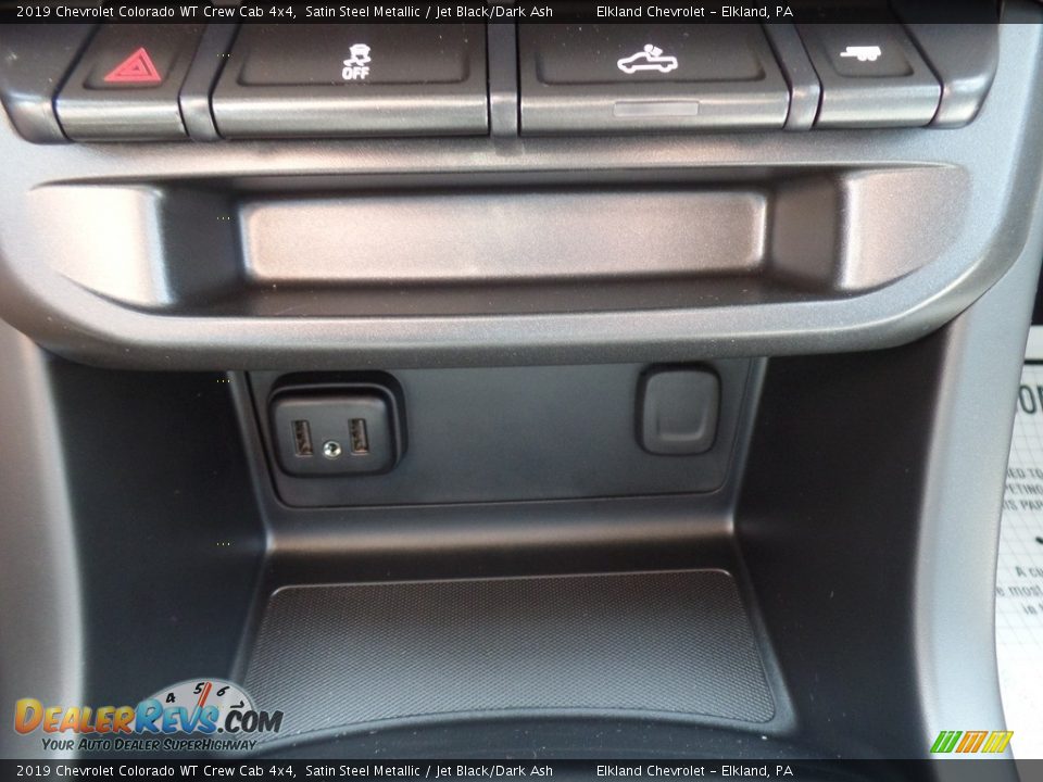 2019 Chevrolet Colorado WT Crew Cab 4x4 Satin Steel Metallic / Jet Black/Dark Ash Photo #30