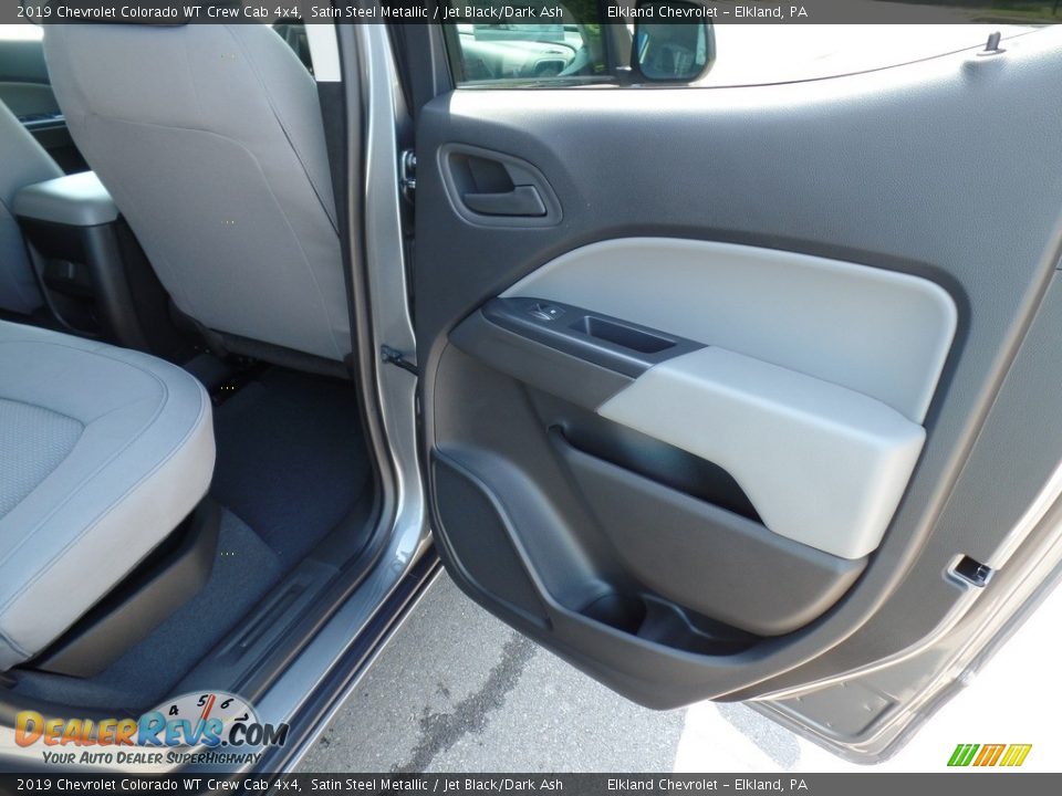 2019 Chevrolet Colorado WT Crew Cab 4x4 Satin Steel Metallic / Jet Black/Dark Ash Photo #34
