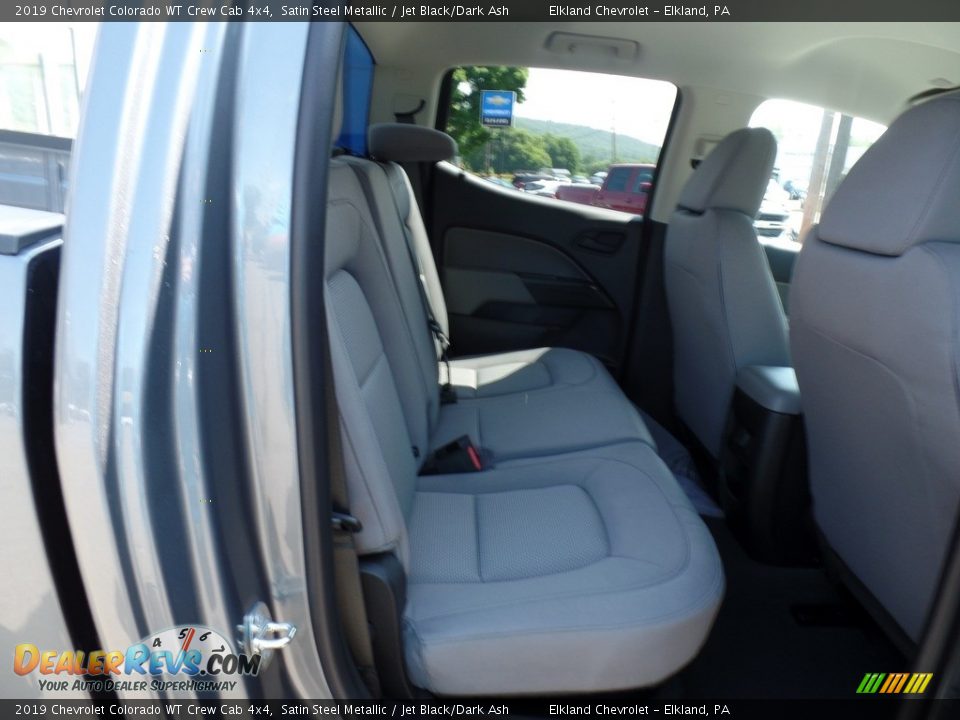 2019 Chevrolet Colorado WT Crew Cab 4x4 Satin Steel Metallic / Jet Black/Dark Ash Photo #35