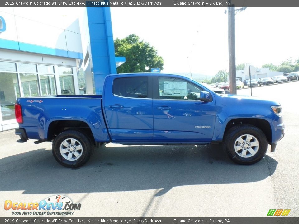 2019 Chevrolet Colorado WT Crew Cab 4x4 Kinetic Blue Metallic / Jet Black/Dark Ash Photo #6