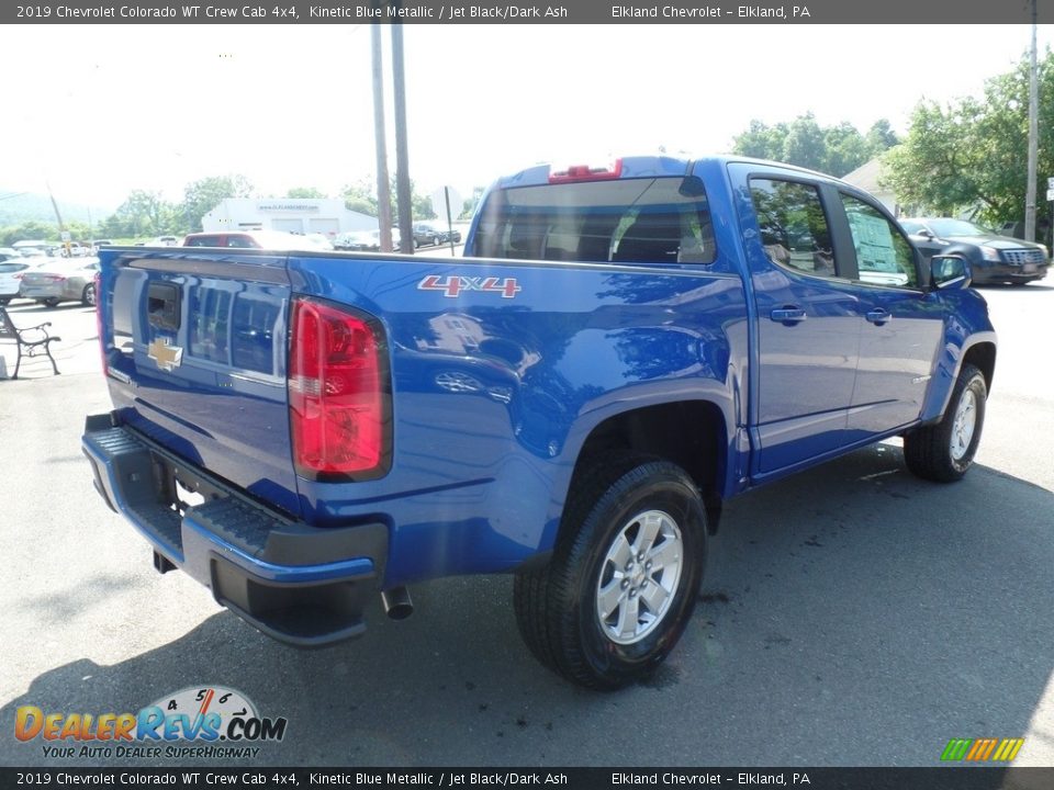 2019 Chevrolet Colorado WT Crew Cab 4x4 Kinetic Blue Metallic / Jet Black/Dark Ash Photo #7