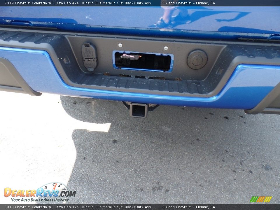 2019 Chevrolet Colorado WT Crew Cab 4x4 Kinetic Blue Metallic / Jet Black/Dark Ash Photo #11