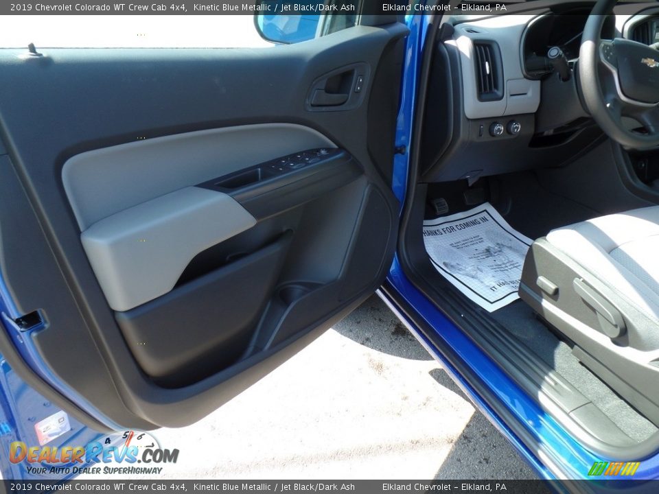 2019 Chevrolet Colorado WT Crew Cab 4x4 Kinetic Blue Metallic / Jet Black/Dark Ash Photo #12