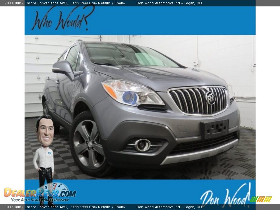 2014 Buick Encore Convenience AWD Satin Steel Gray Metallic / Ebony Photo #1